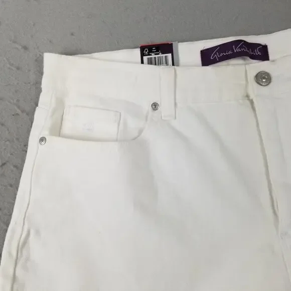 Gloria Vanderbilt Amanda Jeans Womens 16 Short Tapered Leg High Rise Stretch Den - Picture 3 of 16